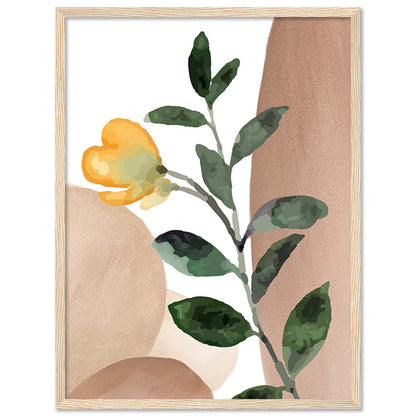 Graceful Floral Modern Art for Home and Office Wall Decor