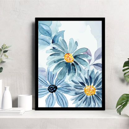 Exquisite Floral Artwork in Premium Frames for Decor