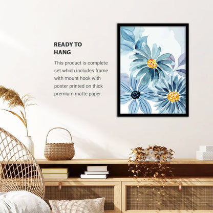 Exquisite Floral Artwork in Premium Frames for Decor