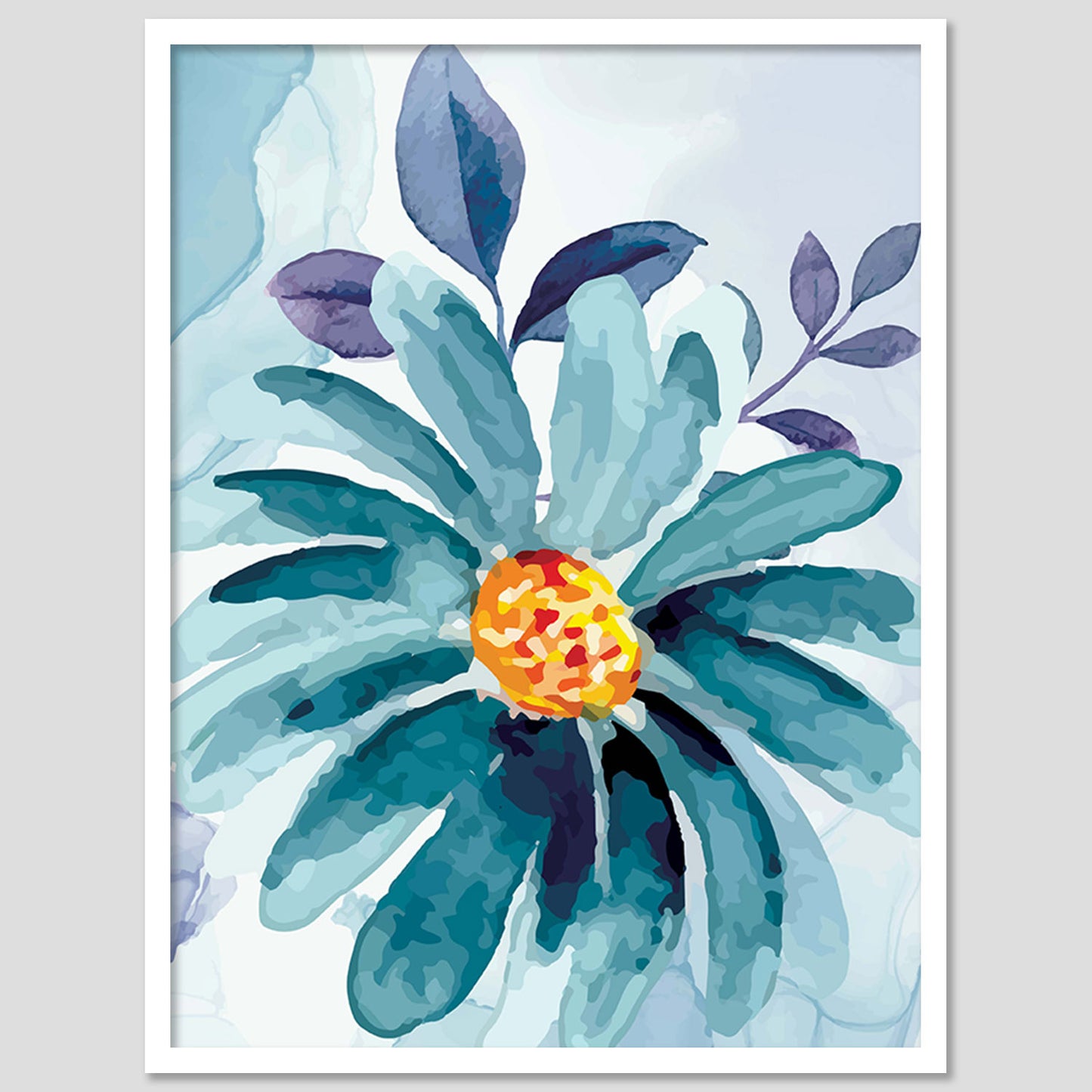 Exquisite Floral Artwork in Premium Frames for Decor