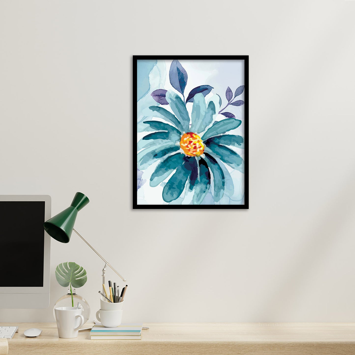 Exquisite Floral Artwork in Premium Frames for Decor