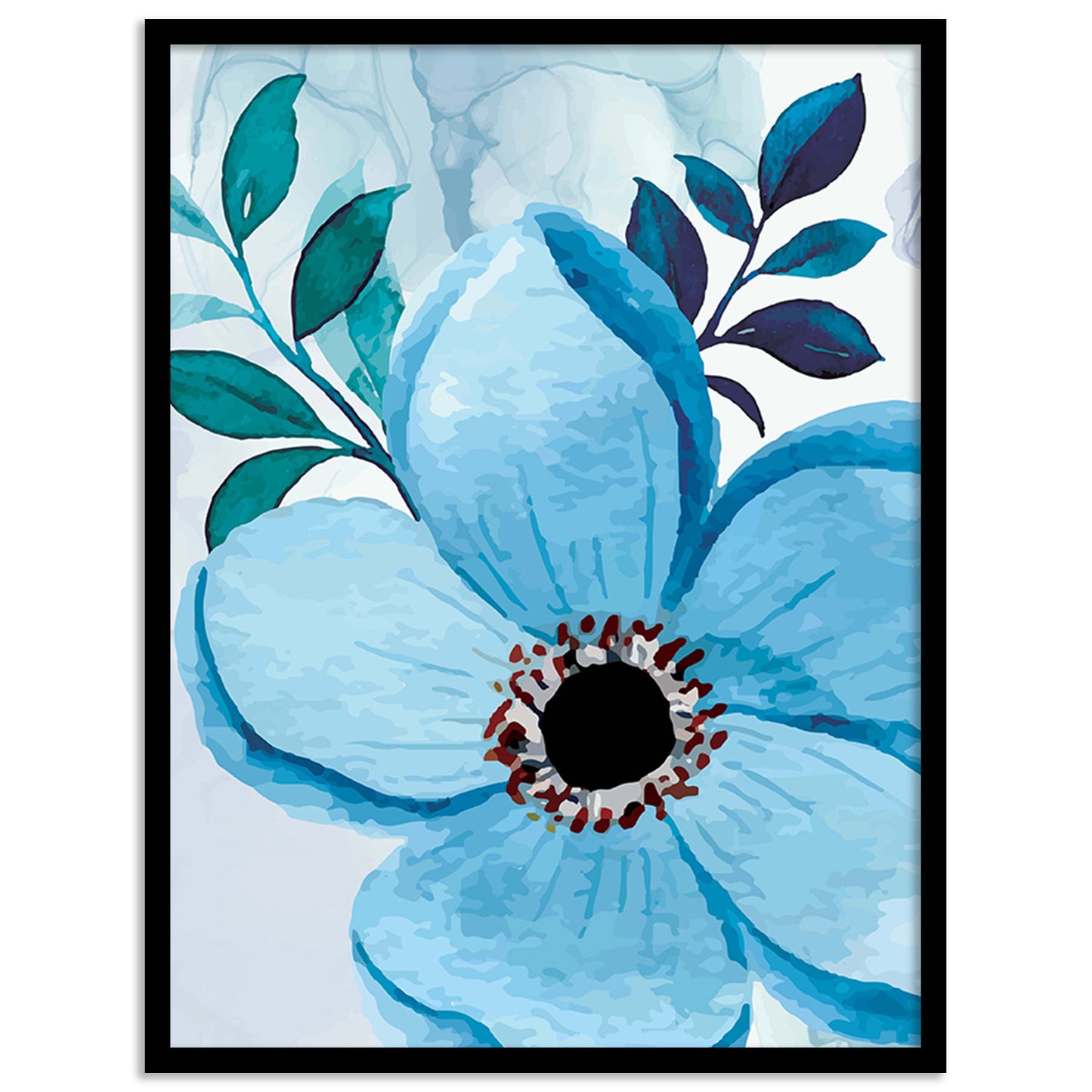 Exquisite Floral Artwork in Premium Frames for Decor