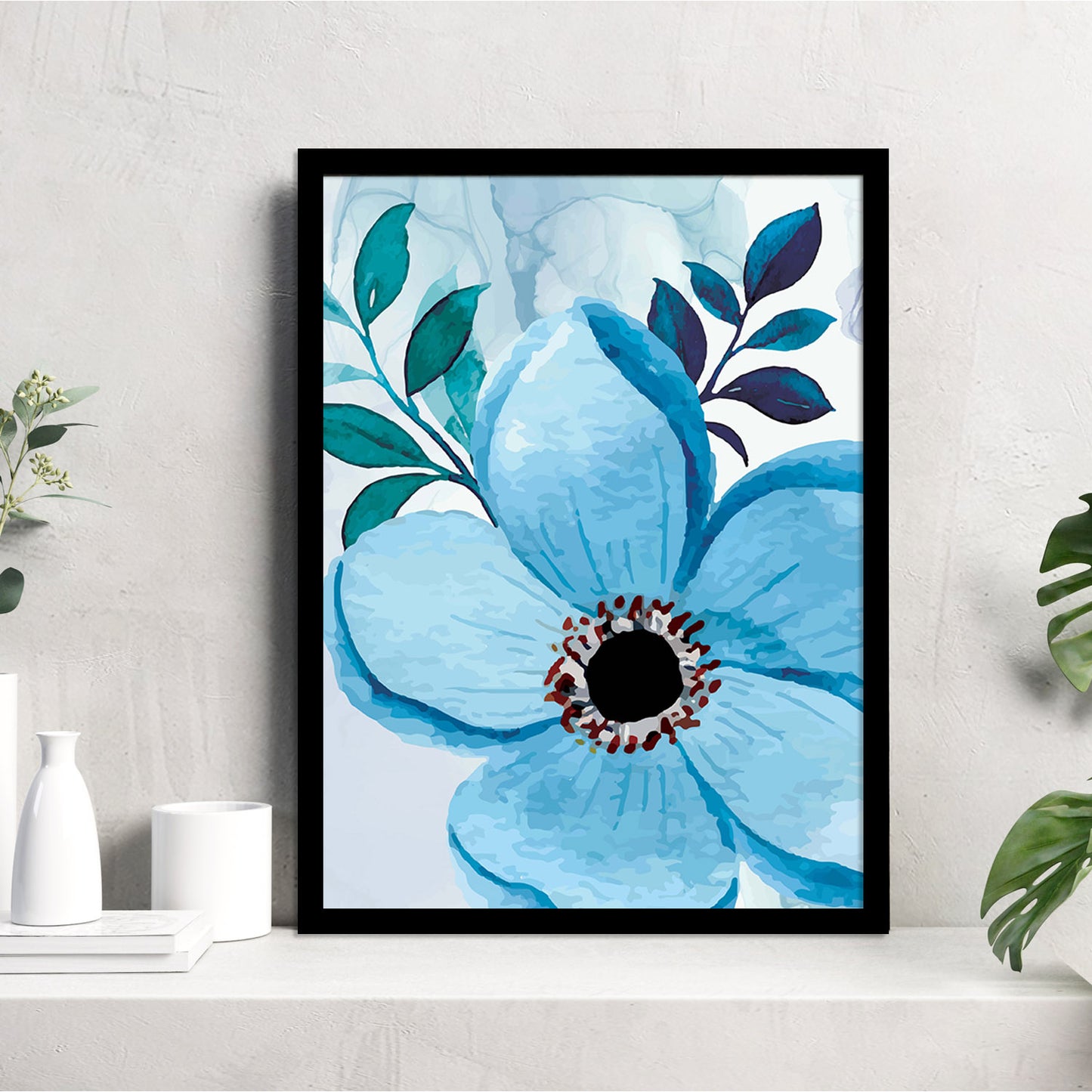 Exquisite Floral Artwork in Premium Frames for Decor