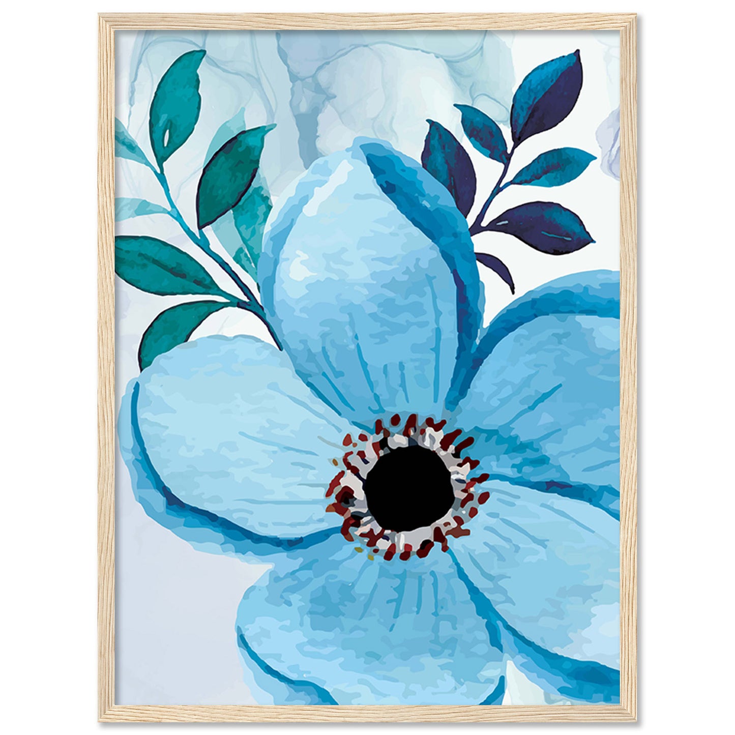 Exquisite Floral Artwork in Premium Frames for Decor