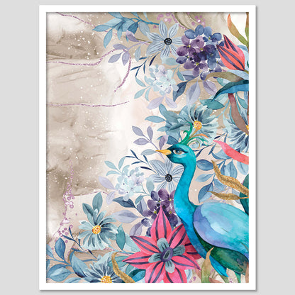 Exquisite Floral Artwork in Premium Frames for Decor