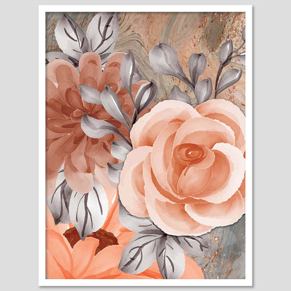 Exquisite Floral Artwork in Premium Frames for Decor