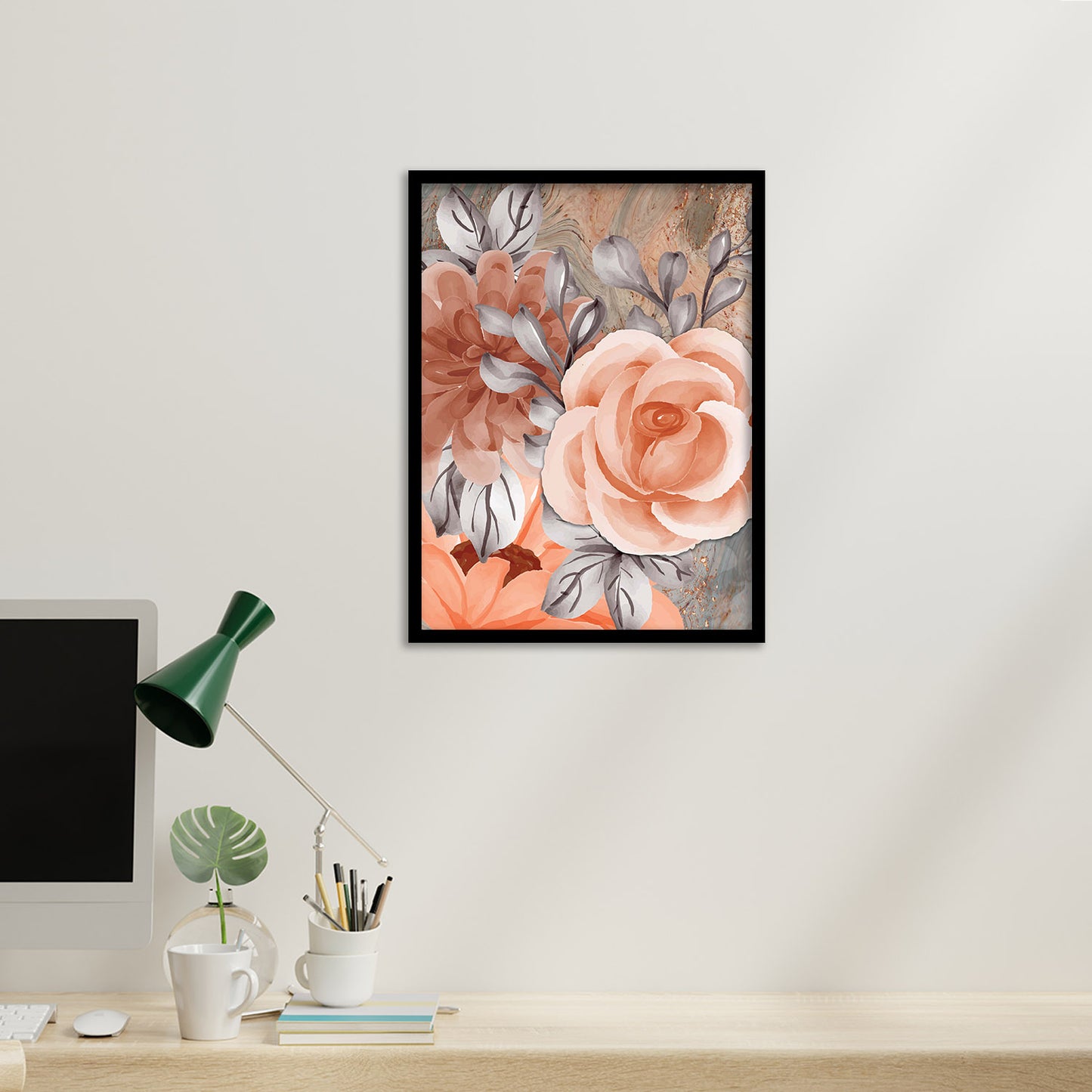 Exquisite Floral Artwork in Premium Frames for Decor