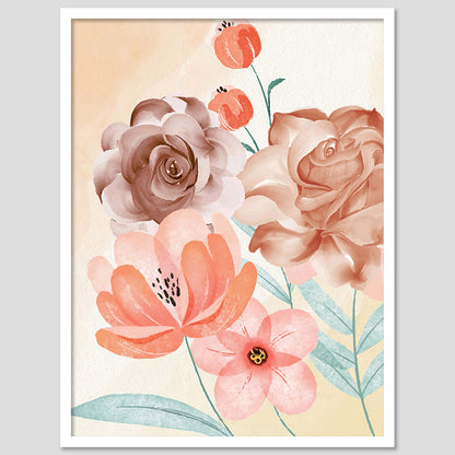 Exquisite Floral Artwork in Premium Frames for Decor