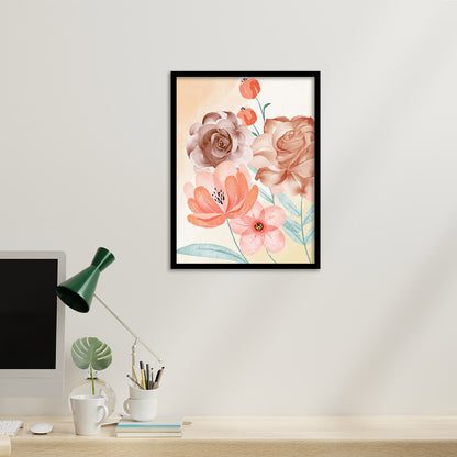 Exquisite Floral Artwork in Premium Frames for Decor