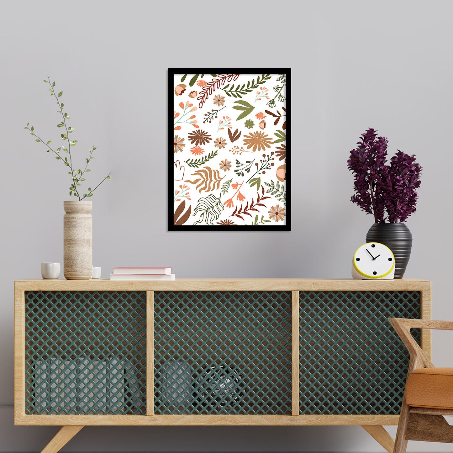 Versatile Minimal Framed Artwork for Home and Office