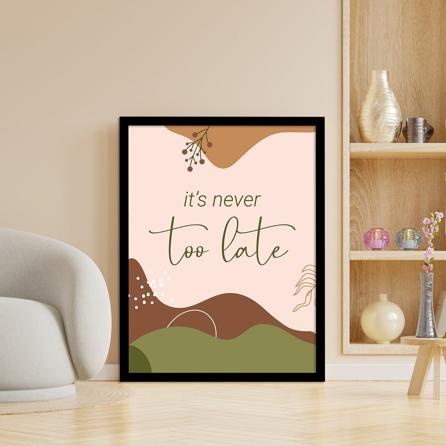 Versatile Minimal Framed Artwork for Home and Office