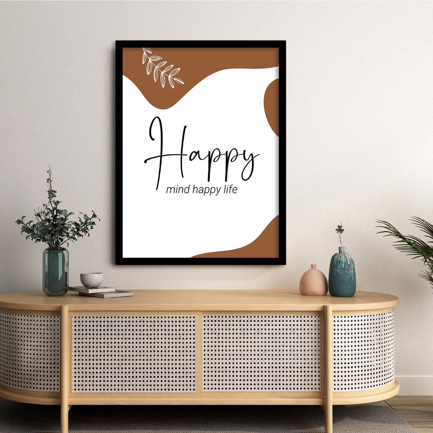 Versatile Minimal Framed Artwork for Home and Office