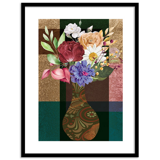 Exquisite Floral Artwork in Premium Frames for Decor