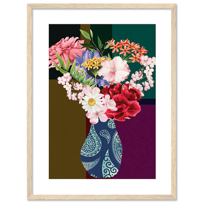 Delicate Floral Prints in Stylish Frames for Wall Artistry