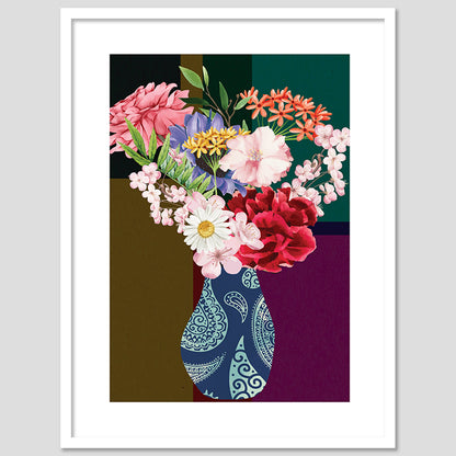 Delicate Floral Prints in Stylish Frames for Wall Artistry