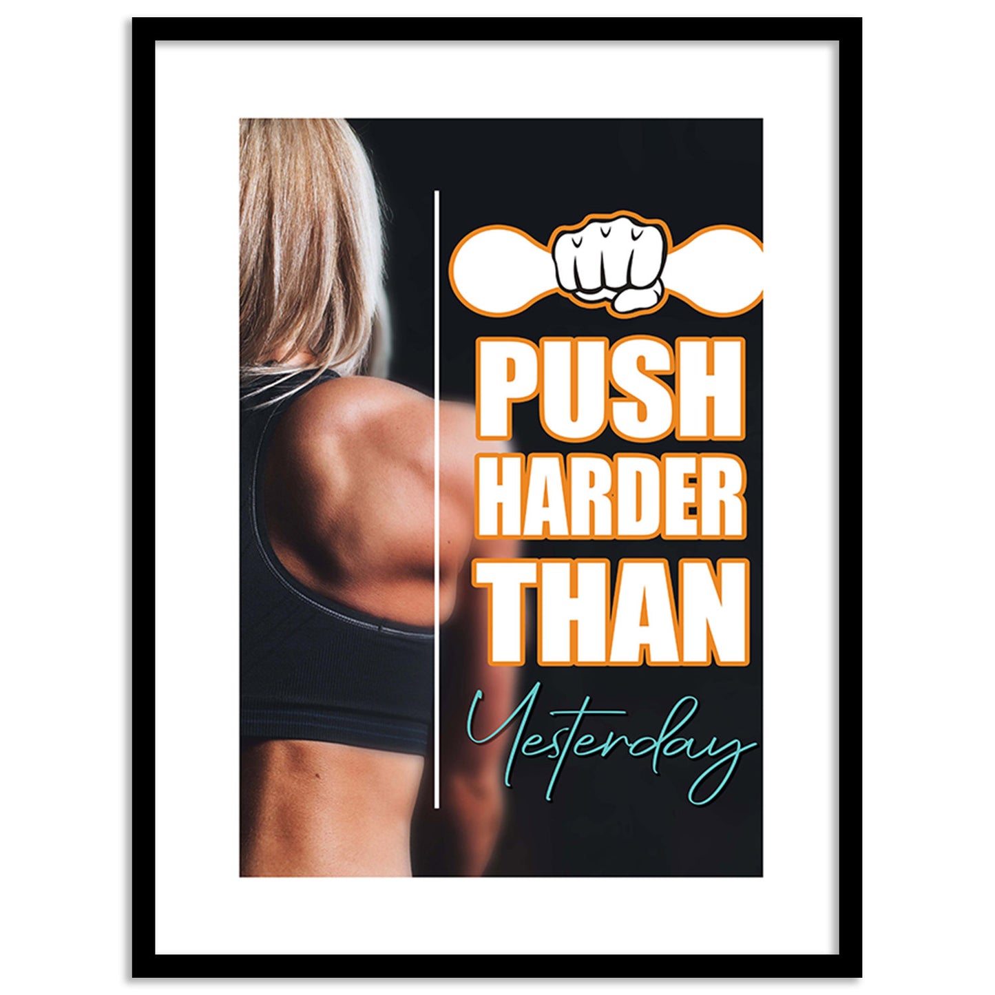 GYM Motivational Wall paintings For Wall Decor Hanging Frames