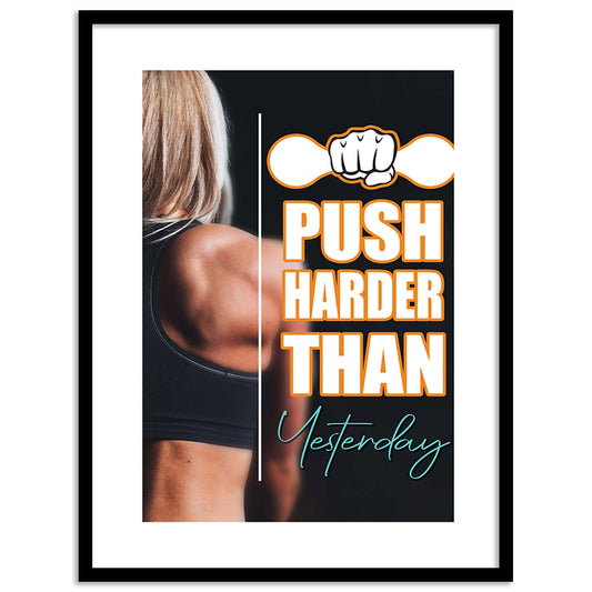 GYM Motivational Wall paintings For Wall Decor Hanging Frames