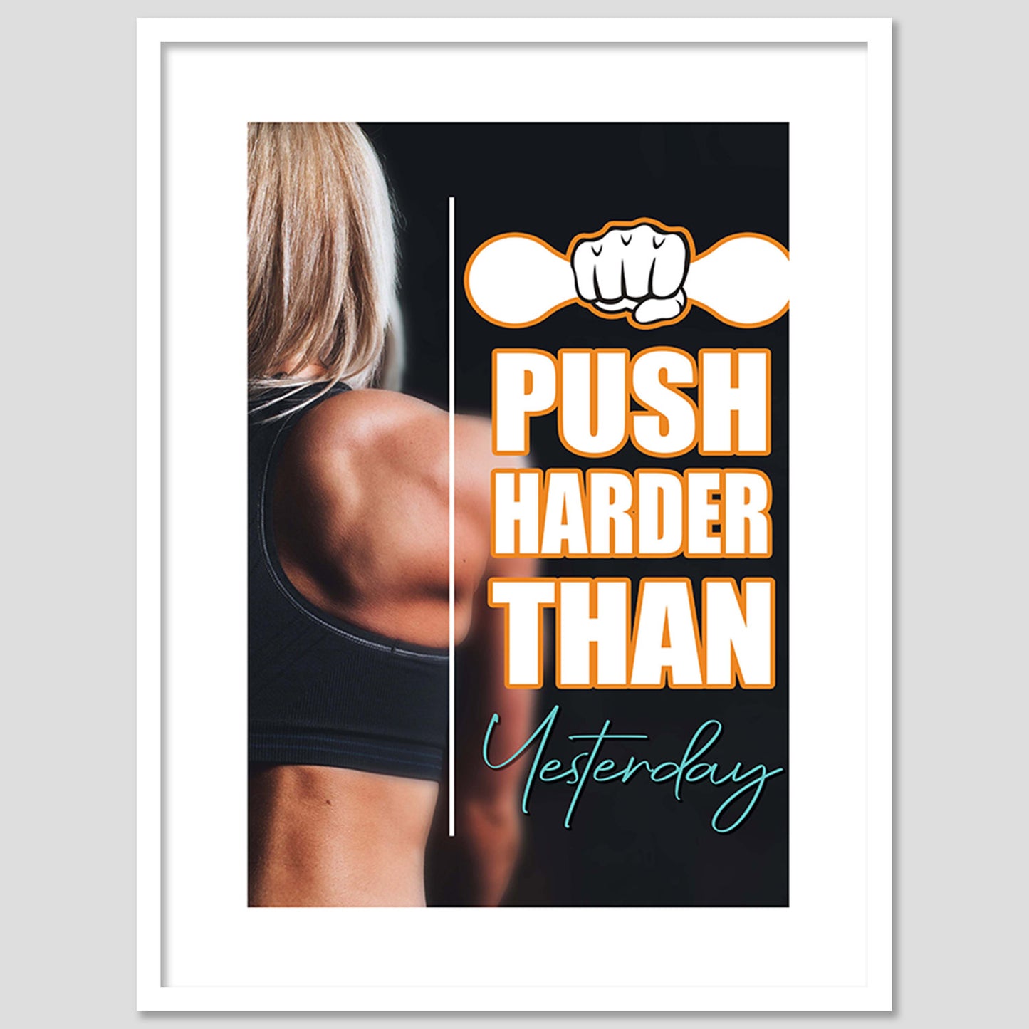 GYM Motivational Wall paintings For Wall Decor Hanging Frames