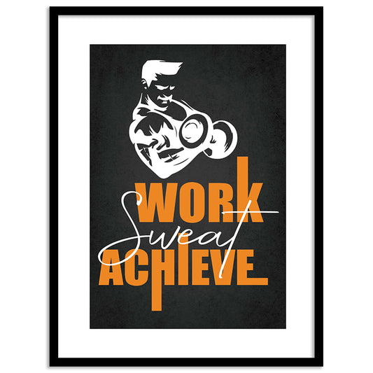 GYM Motivational Wall paintings For Wall Decor Hanging Frames