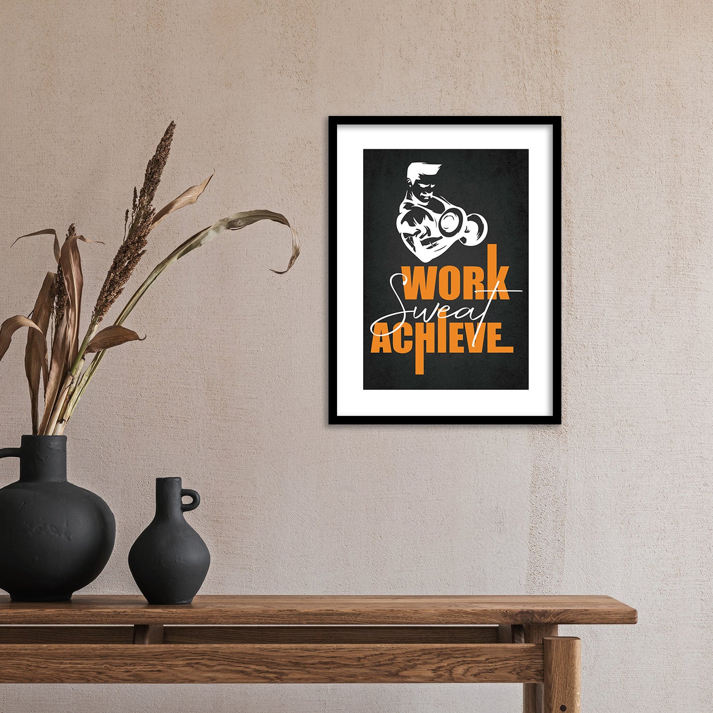 GYM Motivational Wall paintings For Wall Decor Hanging Frames