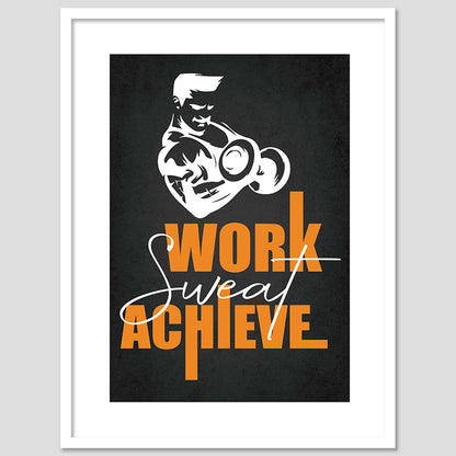 GYM Motivational Wall paintings For Wall Decor Hanging Frames