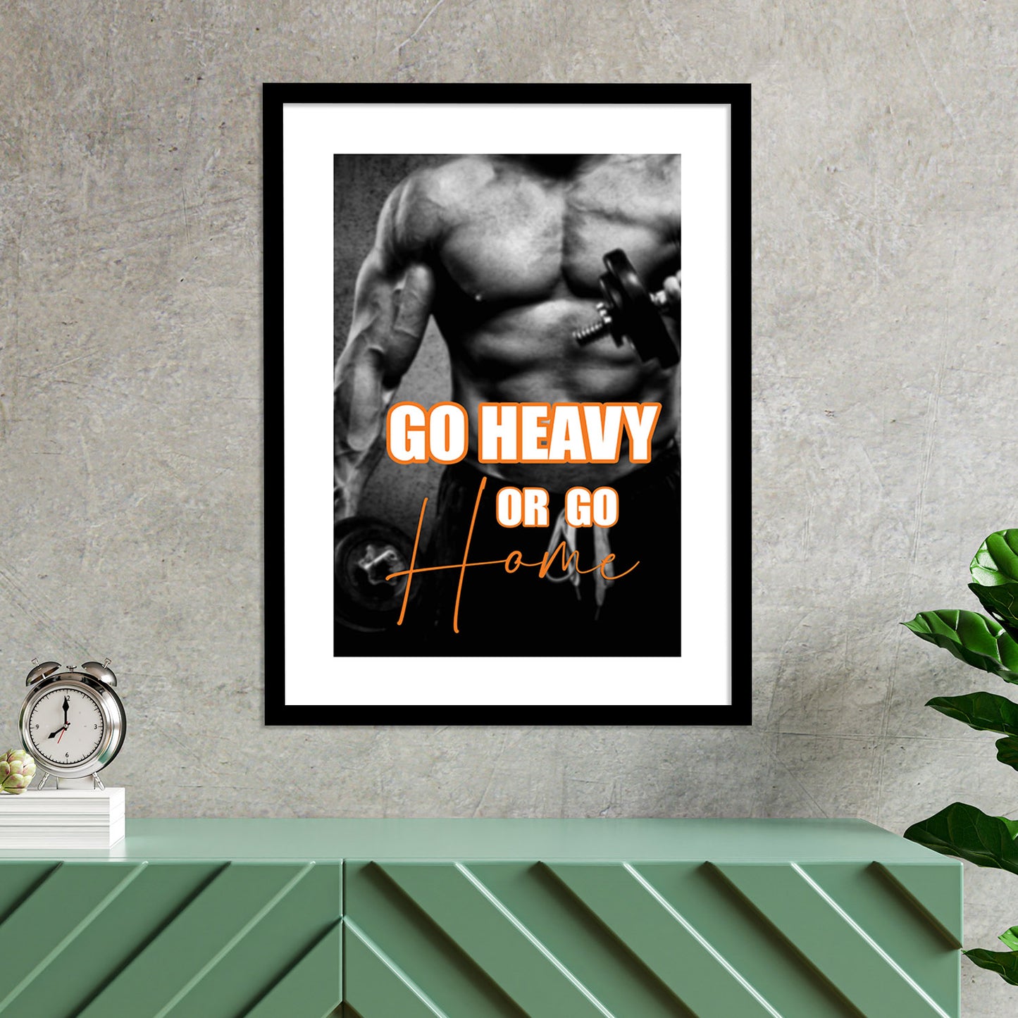 GYM Motivational Wall paintings For Wall Decor Hanging Frames