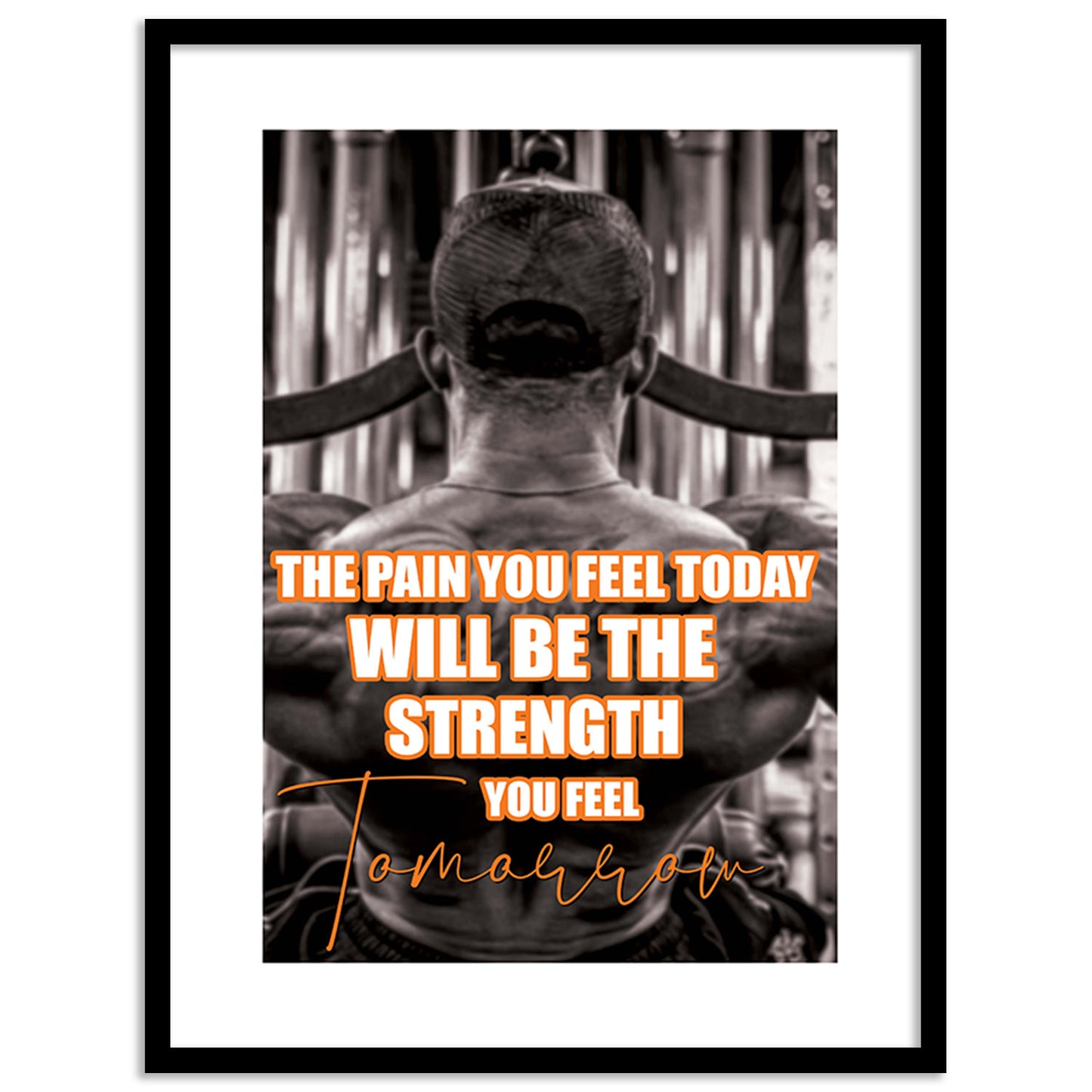 GYM Motivational Wall paintings For Wall Decor Hanging Frames