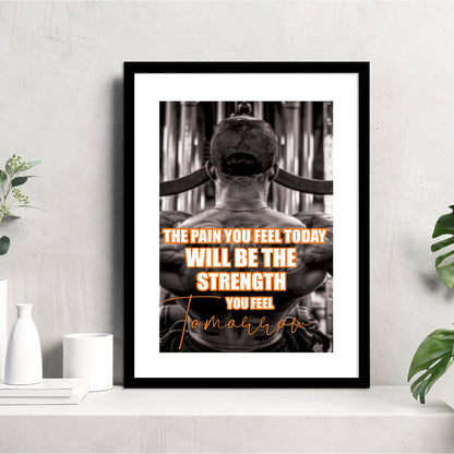 GYM Motivational Wall paintings For Wall Decor Hanging Frames