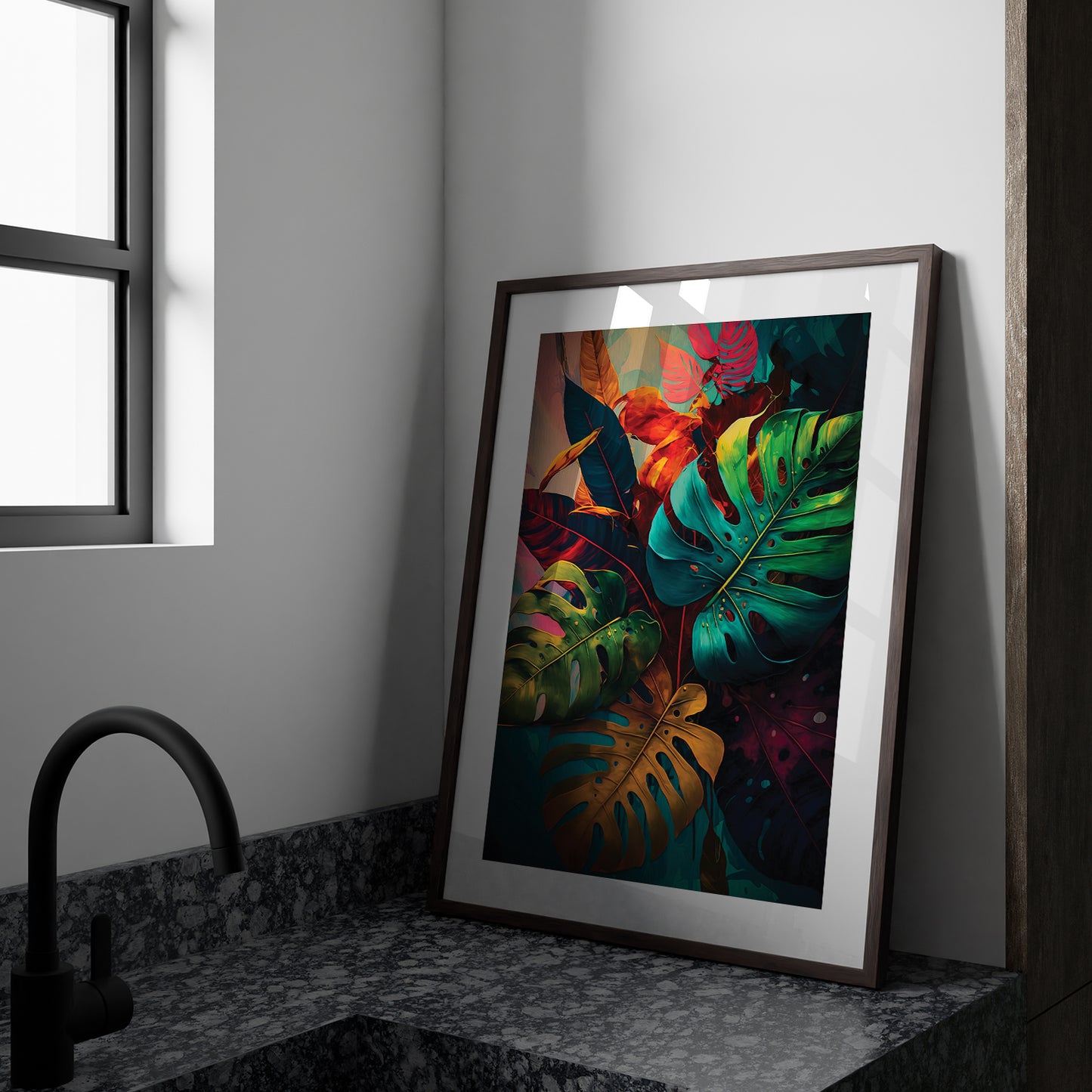 Nature-Inspired Wall Art Posters - Elegant Framed Decor for Home and Office