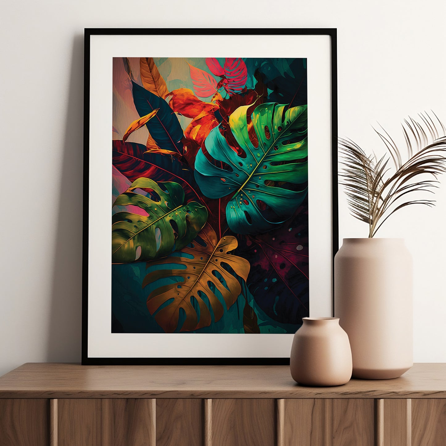 Nature-Inspired Wall Art Posters - Elegant Framed Decor for Home and Office