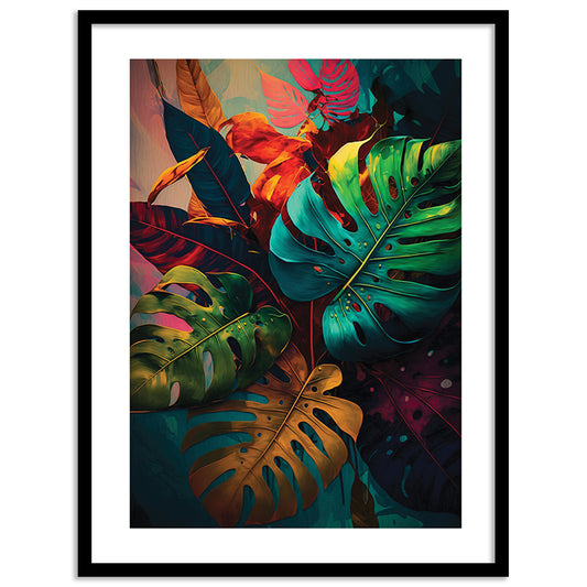 Nature-Inspired Wall Art Posters - Elegant Framed Decor for Home and Office