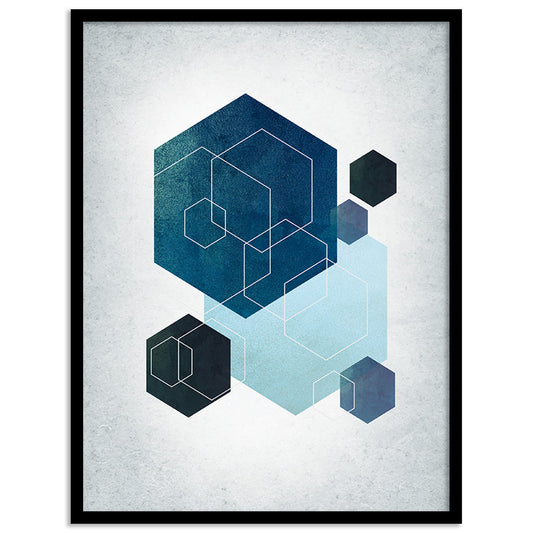 Geometric Wall paintings For Wall Decor Hanging Frames