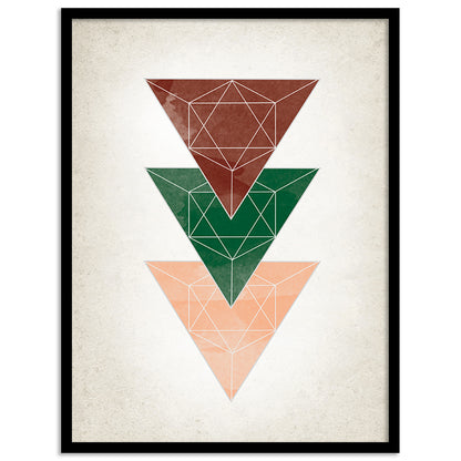 Geometric Wall paintings For Wall Decor Hanging Frames