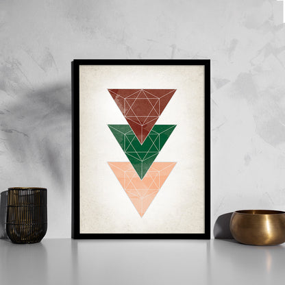 Geometric Wall paintings For Wall Decor Hanging Frames