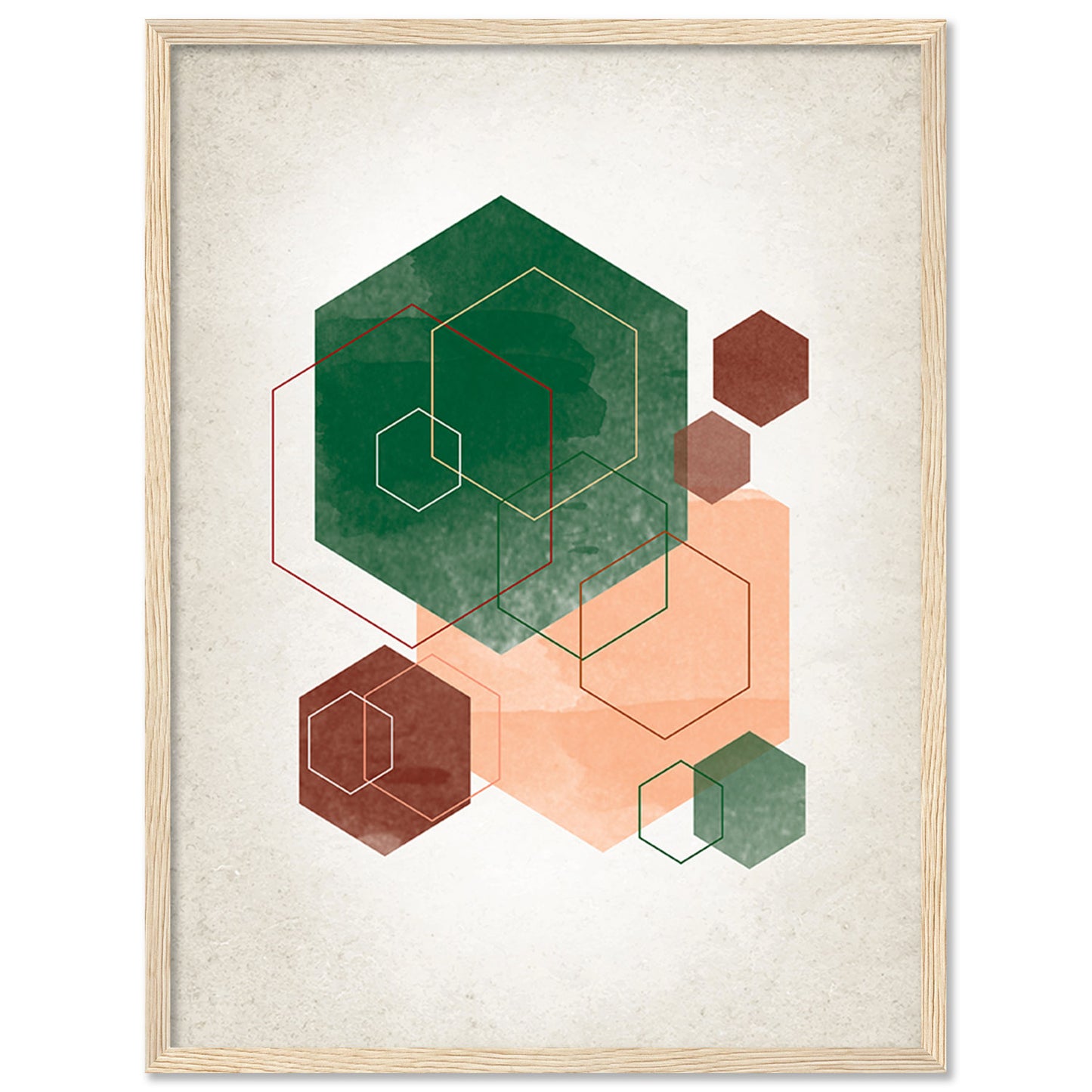 Geometric Wall paintings For Wall Decor Hanging Frames