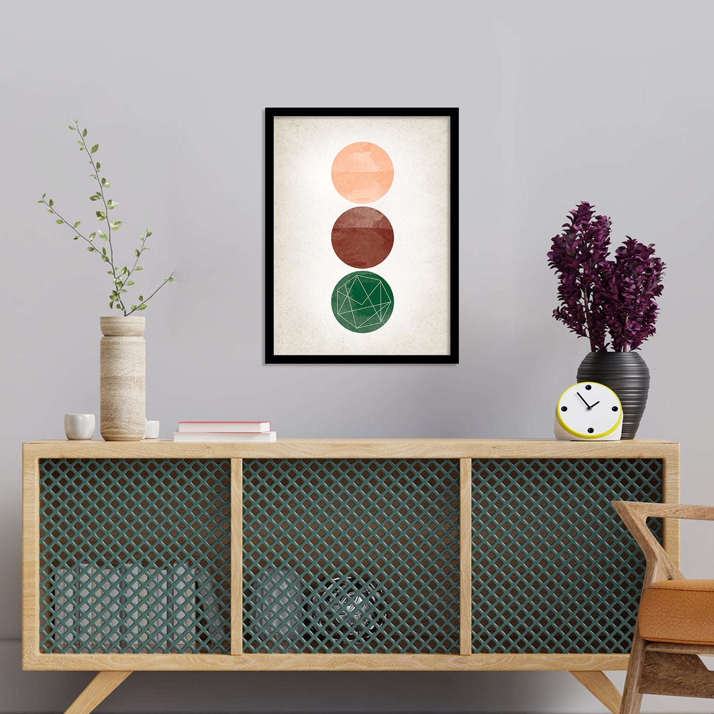 Geometric Wall paintings For Wall Decor Hanging Frames