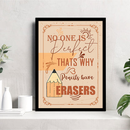 Motivational Quotes Poster with Frame