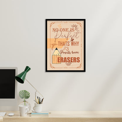 Motivational Quotes Poster with Frame