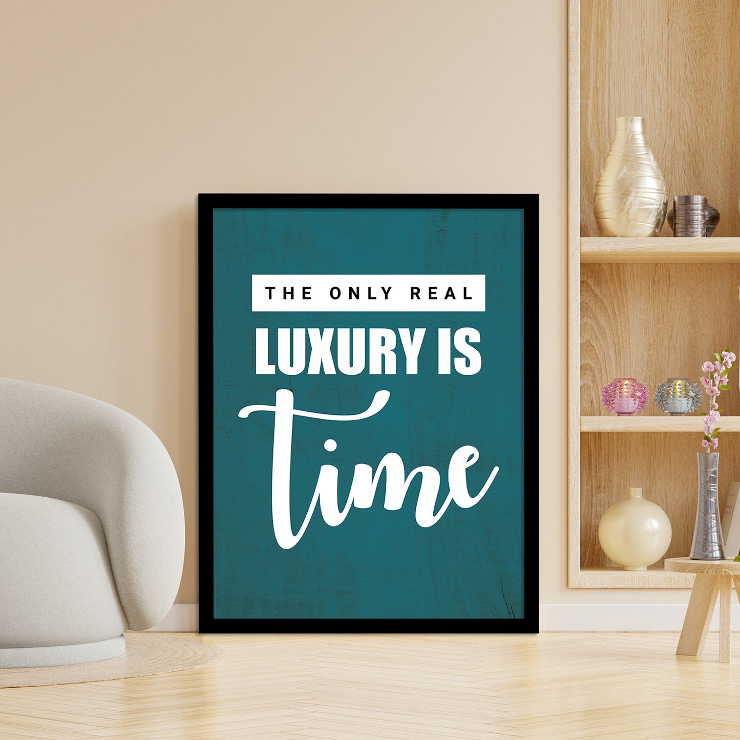 Motivational Quotes Poster with Frame for Home and Office Wall Decor