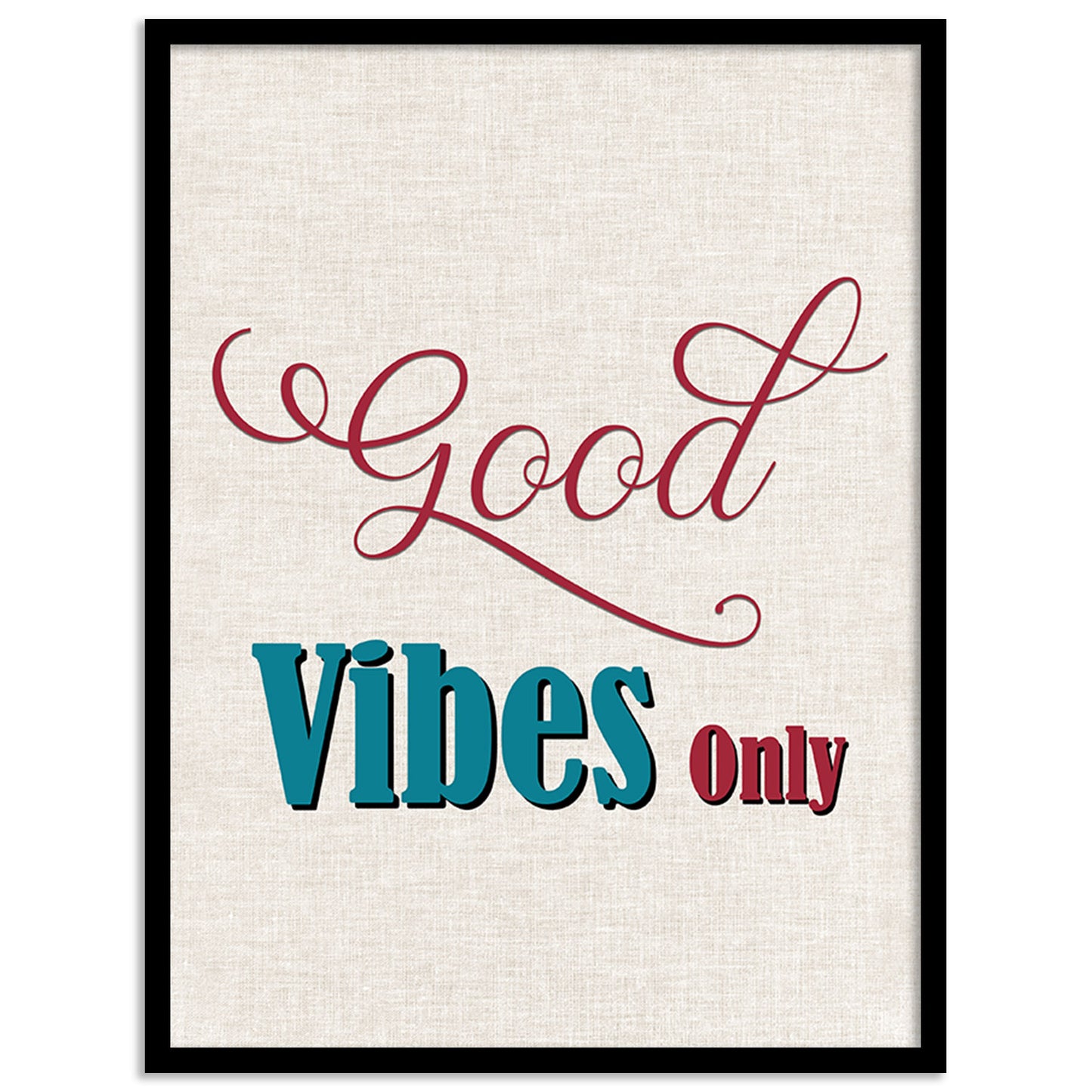 Motivational Quotes Poster with Frame for Home and Office Wall Decor