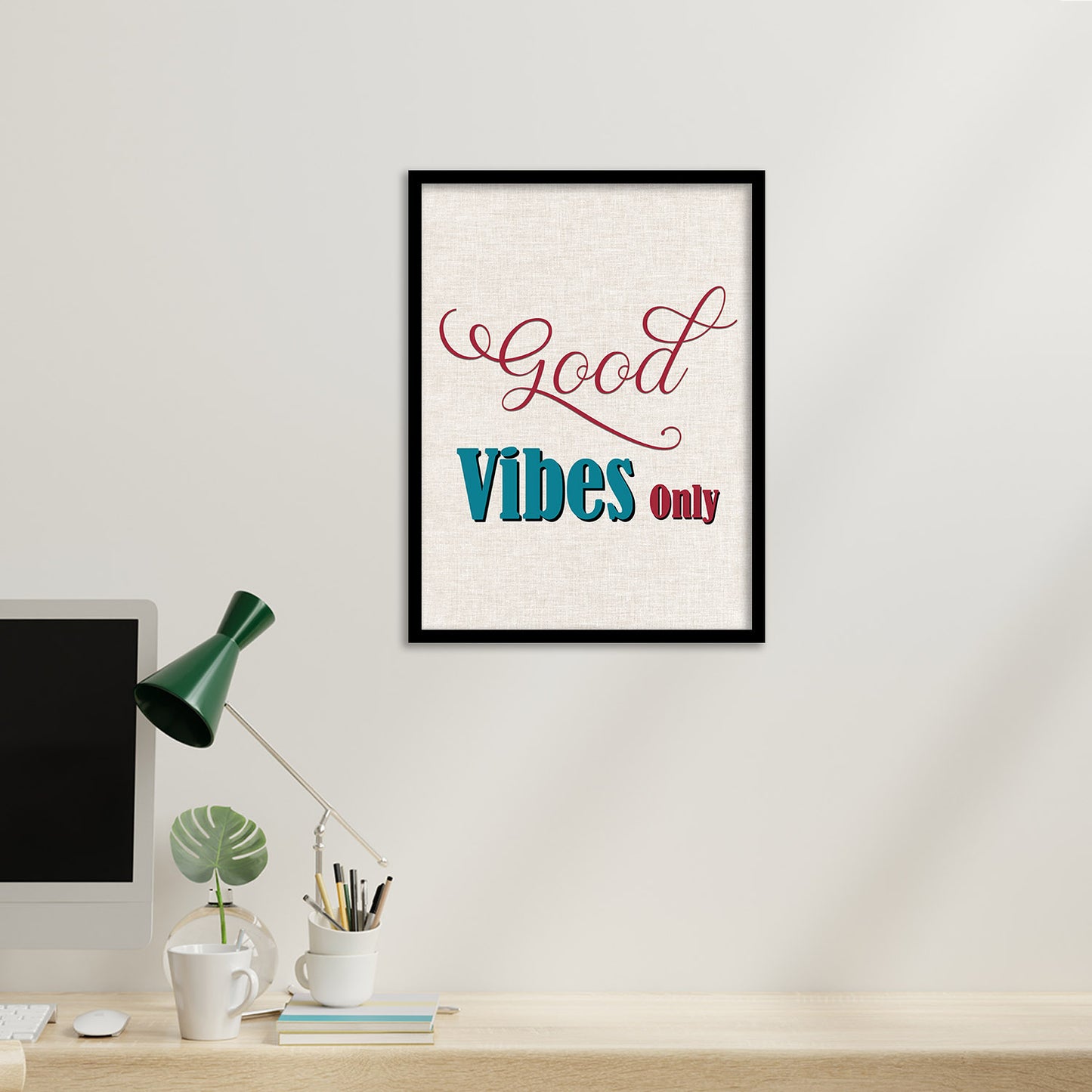 Motivational Quotes Poster with Frame for Home and Office Wall Decor