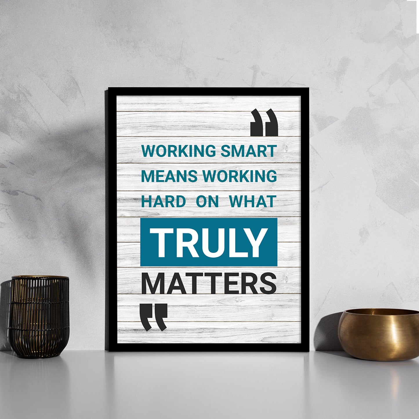 Motivational Framed Quotes for an Empowering Environment