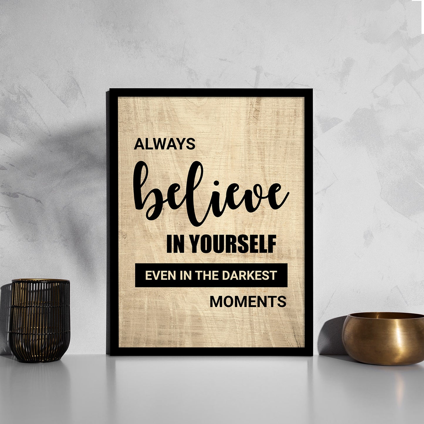 Motivational Framed Quotes for an Empowering Environment