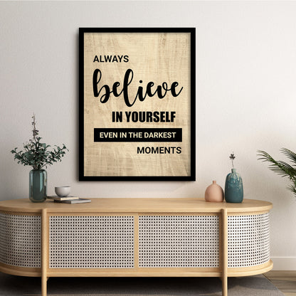 Motivational Framed Quotes for an Empowering Environment