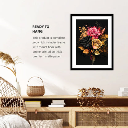 Framed Floral Masterpieces for Contemporary Wall Decor