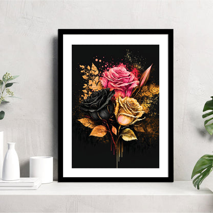 Framed Floral Masterpieces for Contemporary Wall Decor