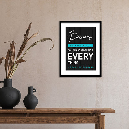 Motivational Framed Quotes for an Empowering Environment