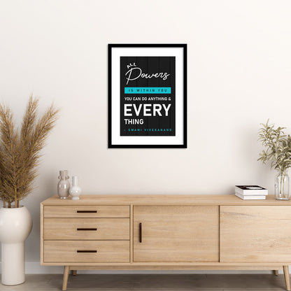 Motivational Framed Quotes for an Empowering Environment