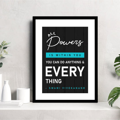 Motivational Framed Quotes for an Empowering Environment