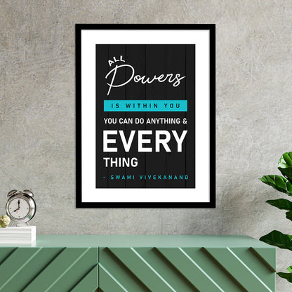 Motivational Framed Quotes for an Empowering Environment